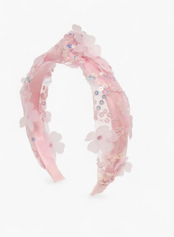 فلورا بيلا من شو إكسبرس Hairband With Floral Embellishment Ramadan Collections